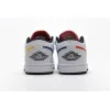 Bstsneaker- Air Jordan 1 Low White Multi-Color CW7009-100 