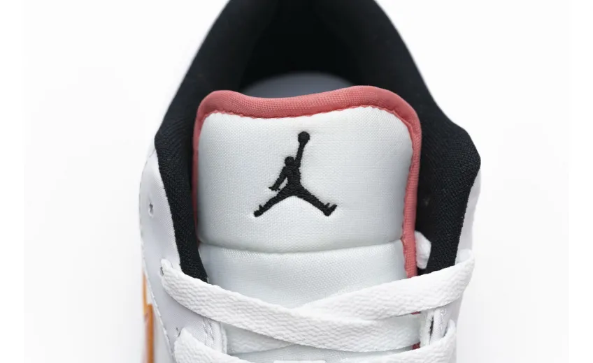 Bstsneaker- Air Jordan 1 Low White Multi-Color CW7009-100 