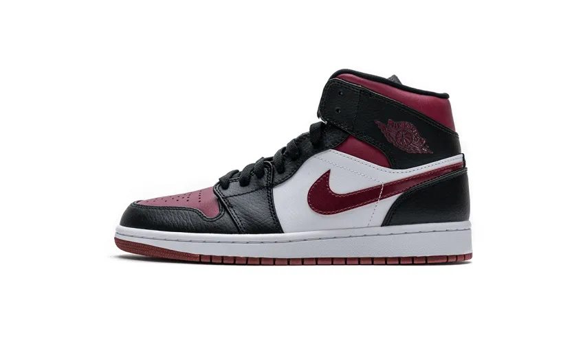 Bstsneaker- Air Jordan 1 Mid Bred Toe 554724-066  