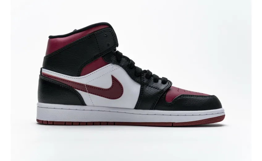 Bstsneaker- Air Jordan 1 Mid Bred Toe 554724-066  