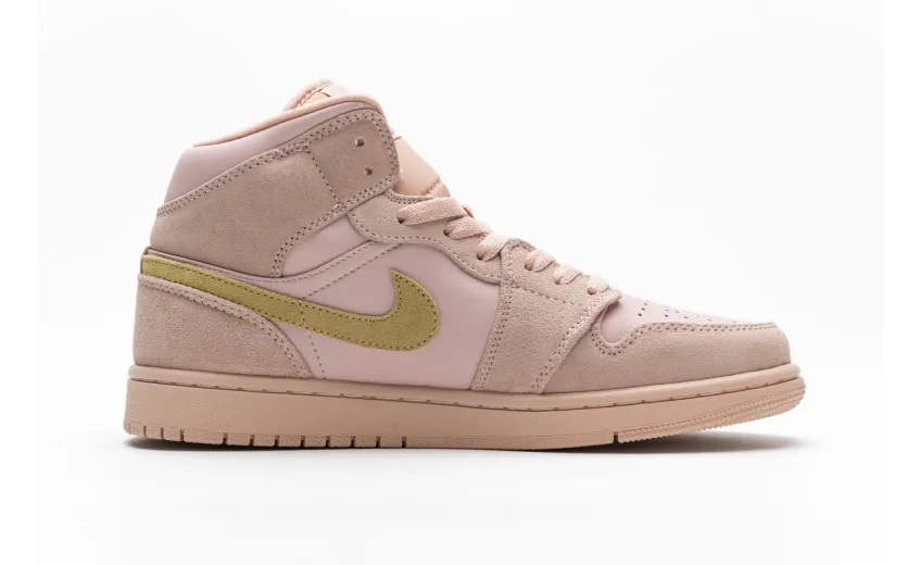 Bstsneaker- Air Jordan 1 Mid Coral Gold 852542-600 