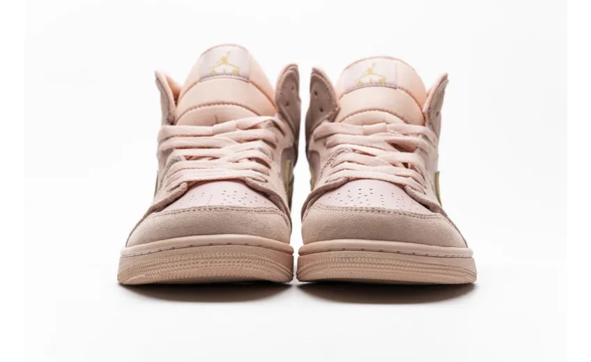 Bstsneaker- Air Jordan 1 Mid Coral Gold 852542-600 