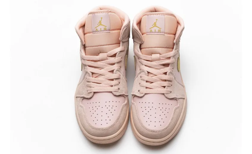 Bstsneaker- Air Jordan 1 Mid Coral Gold 852542-600 