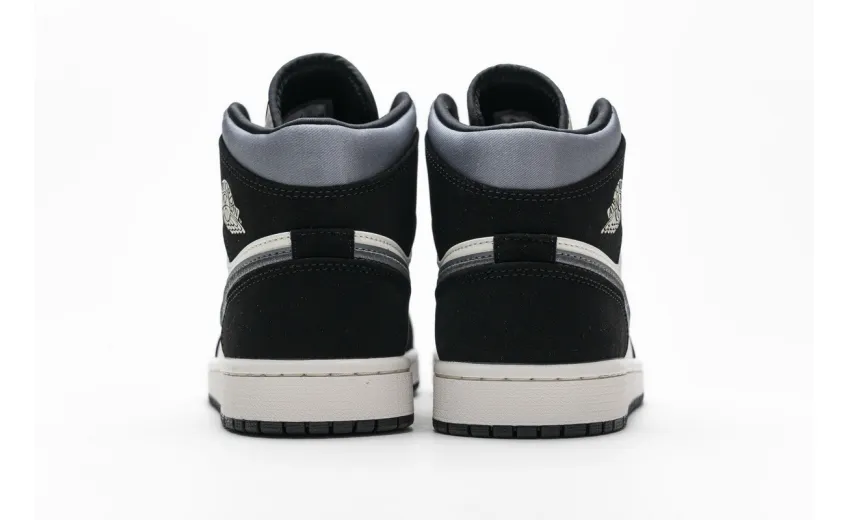 Bstsneaker- Air Jordan 1 Mid Satin Grey Toe 852542-011  