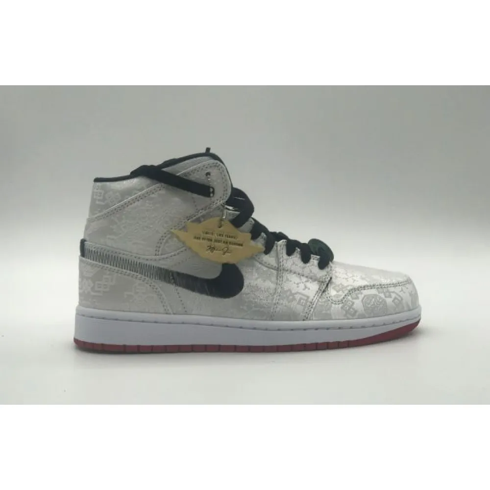 Bstsneaker- Air Jordan 1 Mid SE Fearless Edison Chen CLOT CU2804-100  