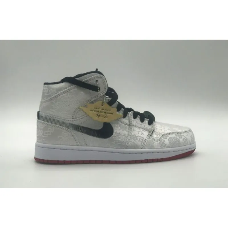 Bstsneaker- Air Jordan 1 Mid SE Fearless Edison Chen CLOT CU2804-100  