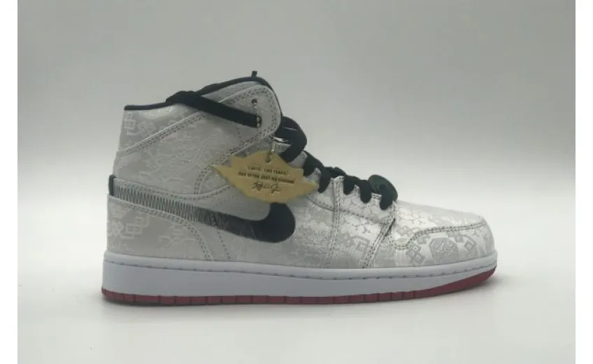 Bstsneaker- Air Jordan 1 Mid SE Fearless Edison Chen CLOT CU2804-100  