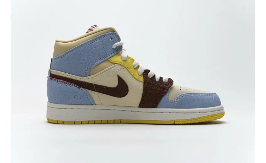 Bstsneaker- Air Jordan 1 Mid SE Fearless Maison Chateau Rouge CU2803-200 