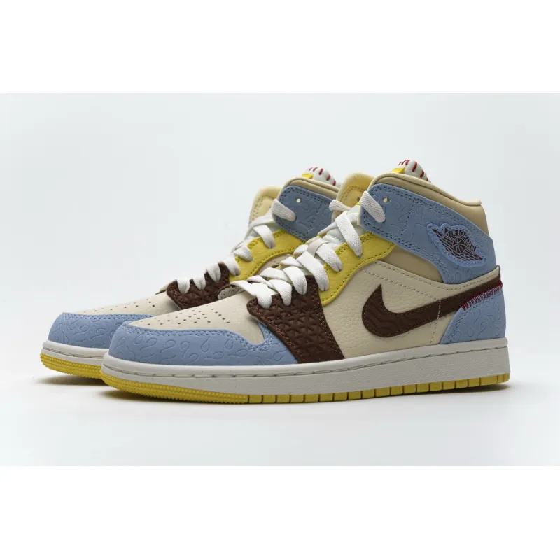 Bstsneaker- Air Jordan 1 Mid SE Fearless Maison Chateau Rouge CU2803-200 