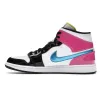 Bstsneaker- Air Jordan 1 Mid White Black Cyber Pink CZ9834-100 