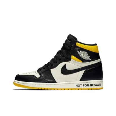  Air Jordan 1 Retro High &quot;Not for Resale&quot; Varsity Maize 861428-107  01