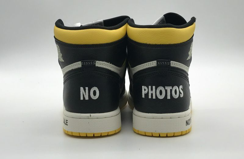 Bstsneaker- Air Jordan 1 Retro High &quot;Not for Resale&quot; Varsity Maize 861428-107 