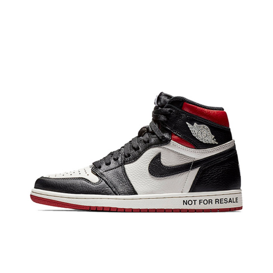 Bstsneaker- Air Jordan 1 Retro High &quot;Not for Resale&quot; Varsity Red 861428-106 