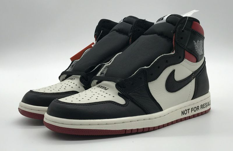 Bstsneaker- Air Jordan 1 Retro High &quot;Not for Resale&quot; Varsity Red 861428-106 