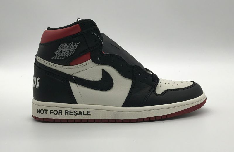 Bstsneaker- Air Jordan 1 Retro High &quot;Not for Resale&quot; Varsity Red 861428-106 