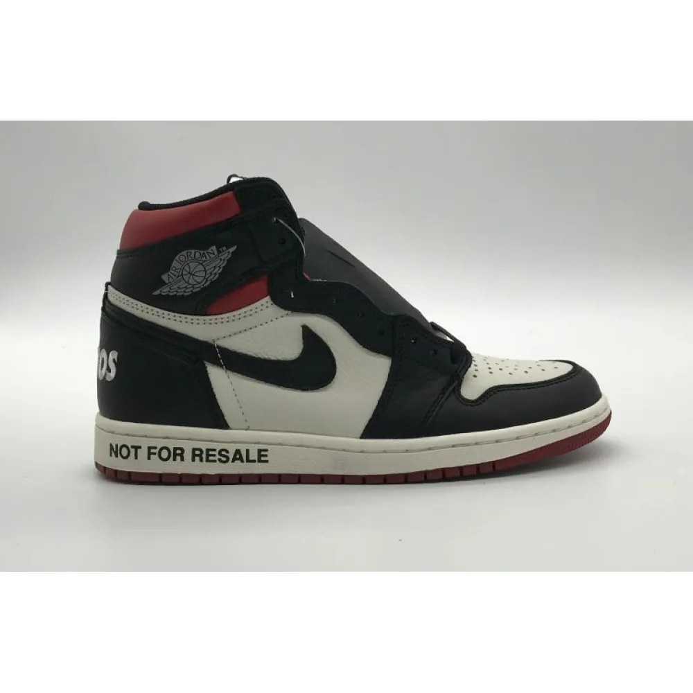 Bstsneaker- Air Jordan 1 Retro High &quot;Not for Resale&quot; Varsity Red 861428-106 