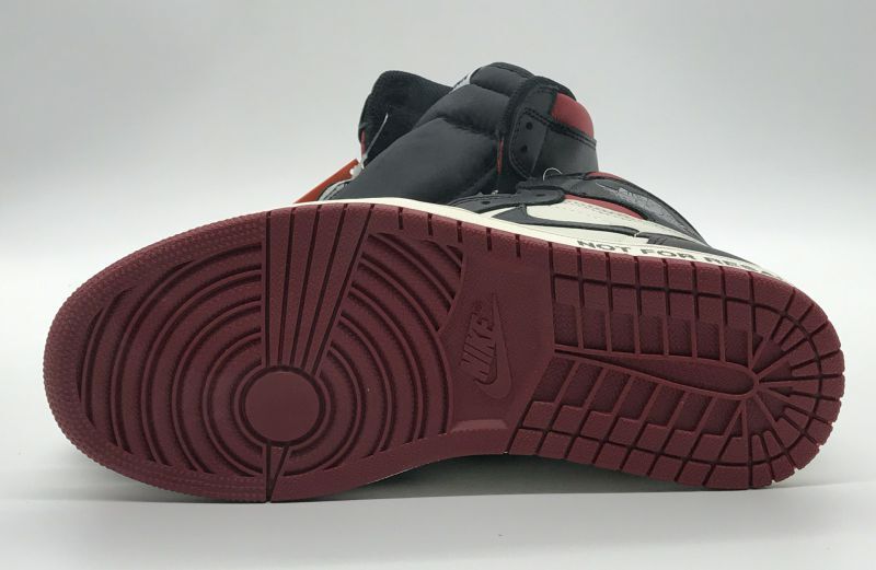 Bstsneaker- Air Jordan 1 Retro High &quot;Not for Resale&quot; Varsity Red 861428-106 