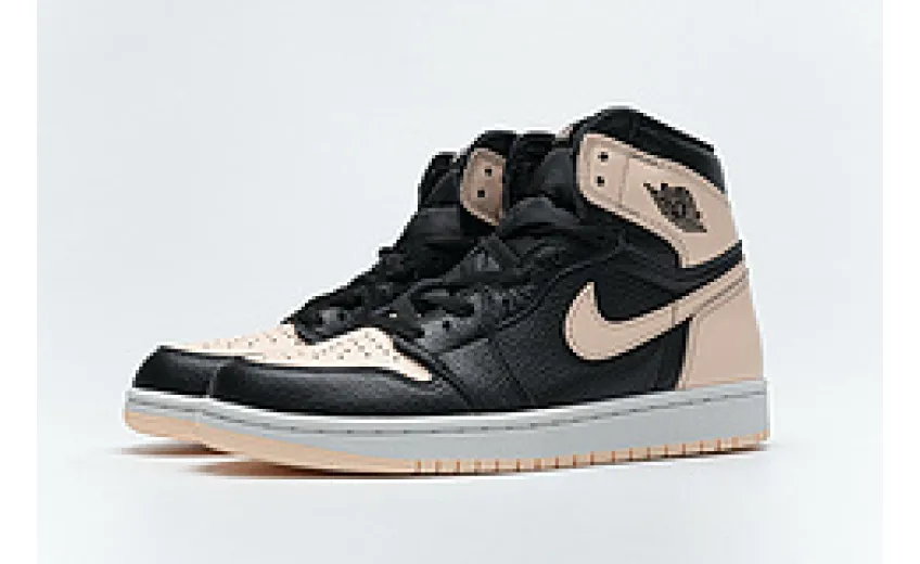 Bstsneaker- Air Jordan 1 Retro High Black Crimson Tint 555088-081 