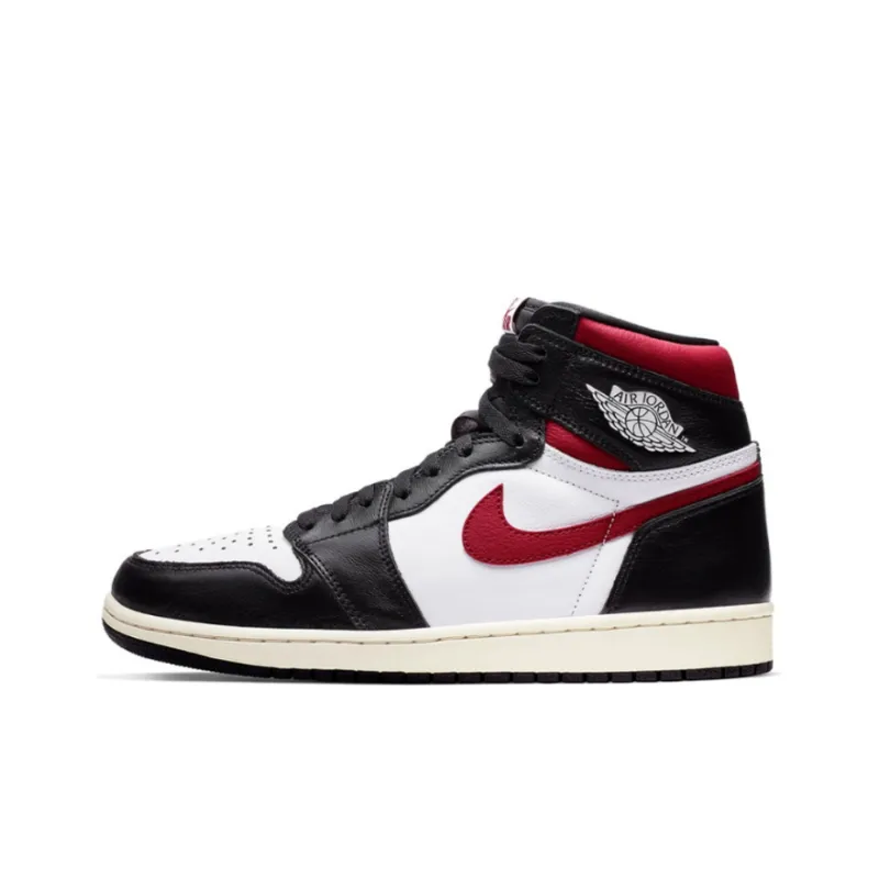  Air Jordan 1 Retro High Black Gym Red 555088-061 