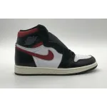  Air Jordan 1 Retro High Black Gym Red 555088-061 