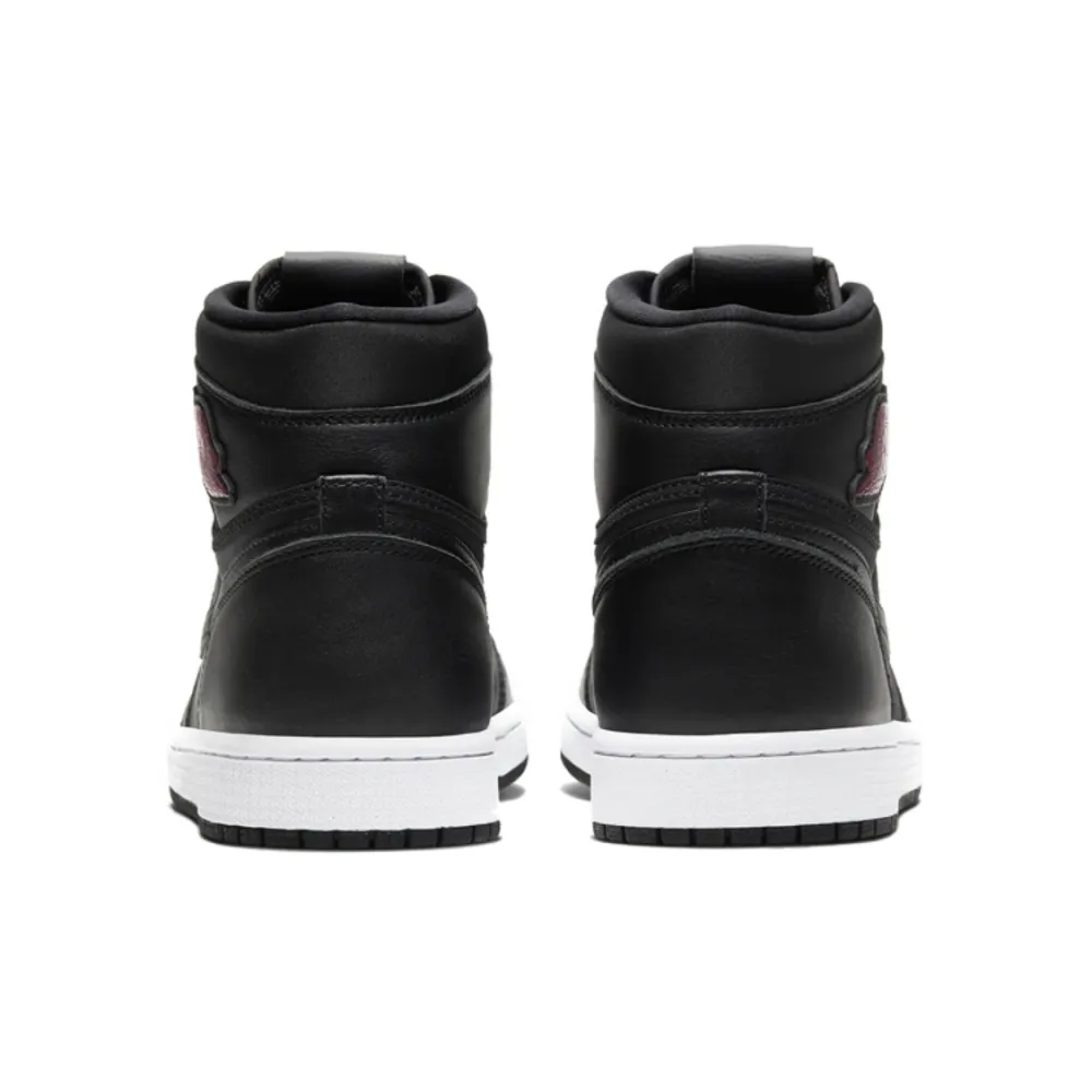Bstsneaker- Air Jordan 1 Retro High Black Satin Gym Red 555088-060 