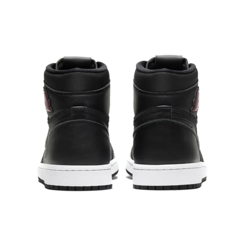 Bstsneaker- Air Jordan 1 Retro High Black Satin Gym Red 555088-060 