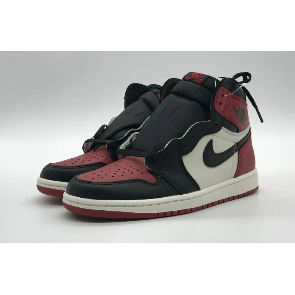 Bstsneaker- Air Jordan 1 Retro High Bred Toe 555088-610 