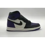 Bstsneaker- Air Jordan 1 Retro High Court Purple 555088-501 