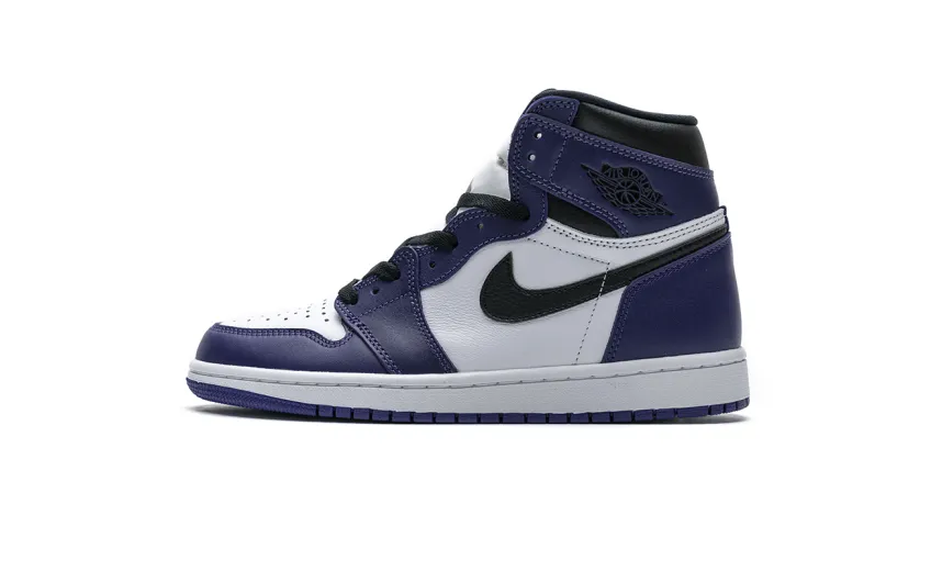 Bstsneaker- Air Jordan 1 Retro High Court Purple White 555088-500 
