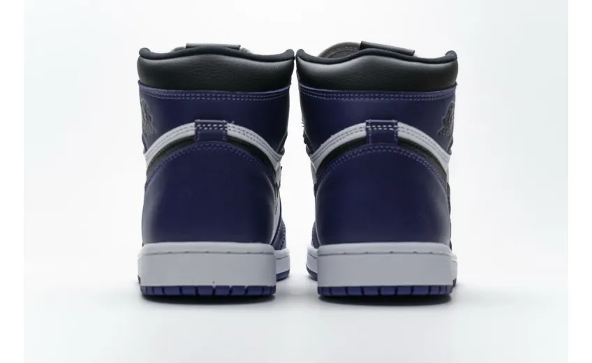 Bstsneaker- Air Jordan 1 Retro High Court Purple White 555088-500 