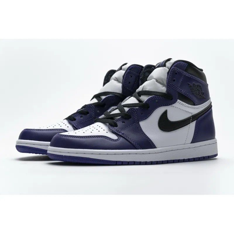  Air Jordan 1 Retro High Court Purple White 555088-500 