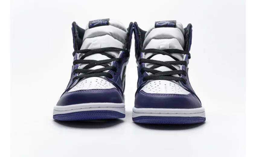 Bstsneaker- Air Jordan 1 Retro High Court Purple White 555088-500 