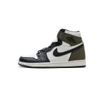  Air Jordan 1 Retro High Dark Mocha 555088-105 