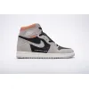 Bstsneaker- Air Jordan 1 Retro High Neutral Grey Hyper Crimson 555088-018 