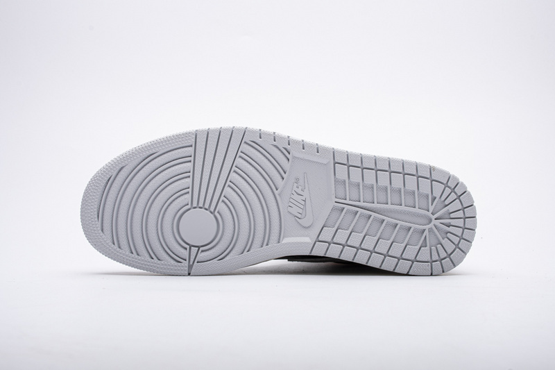 Bstsneaker- Air Jordan 1 Retro High Neutral Grey Hyper Crimson 555088-018 