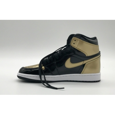Bstsneaker- Air Jordan 1 Retro High NRG Patent Gold Toe 861428-007  02