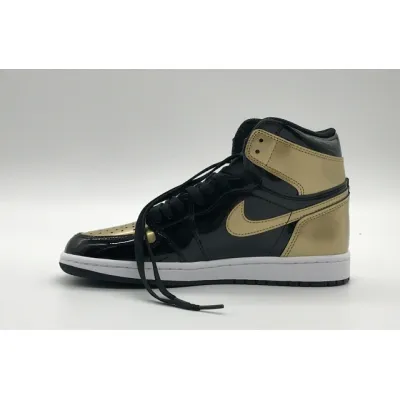  Air Jordan 1 Retro High NRG Patent Gold Toe 861428-007  02