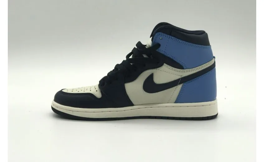 Bstsneaker- Air Jordan 1 Retro High Obsidian UNC 555088-140 