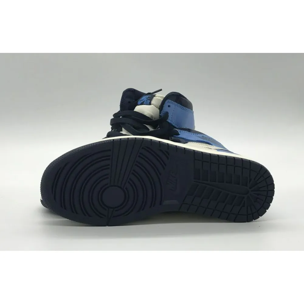 Bstsneaker- Air Jordan 1 Retro High Obsidian UNC 555088-140 