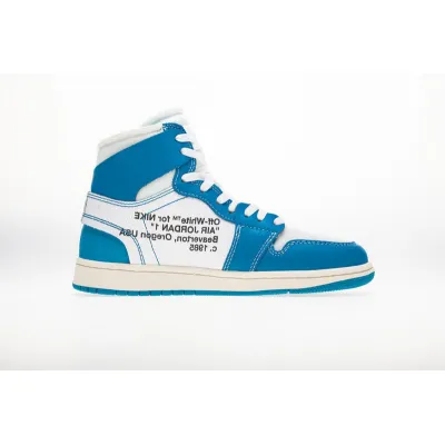  Air Jordan 1 Retro High Off-White University Blue AQ0818-148  02