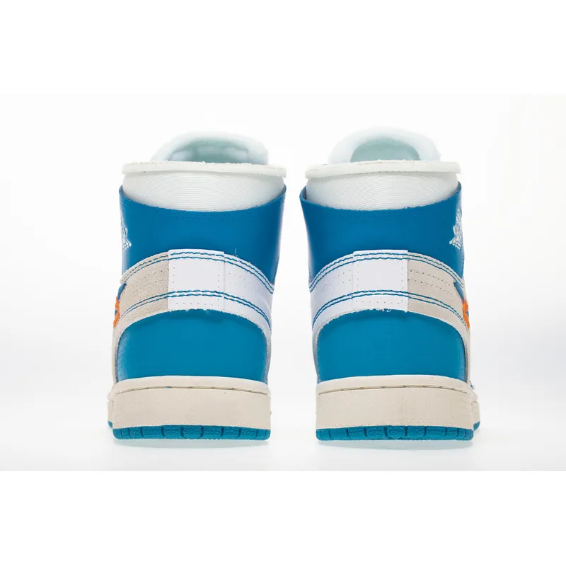 Bstsneaker- Air Jordan 1 Retro High Off-White University Blue AQ0818-148 