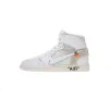 Bstsneaker- Air Jordan 1 Retro High Off-White White AQ0818-100 