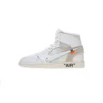  Air Jordan 1 Retro High Off-White White AQ0818-100 