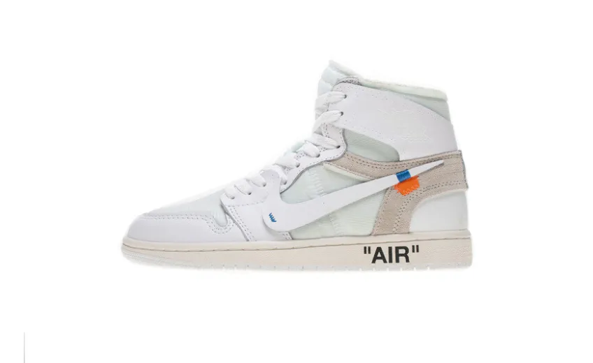 Bstsneaker- Air Jordan 1 Retro High Off-White White AQ0818-100 
