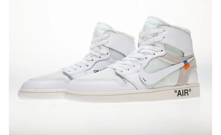 Bstsneaker- Air Jordan 1 Retro High Off-White White AQ0818-100 