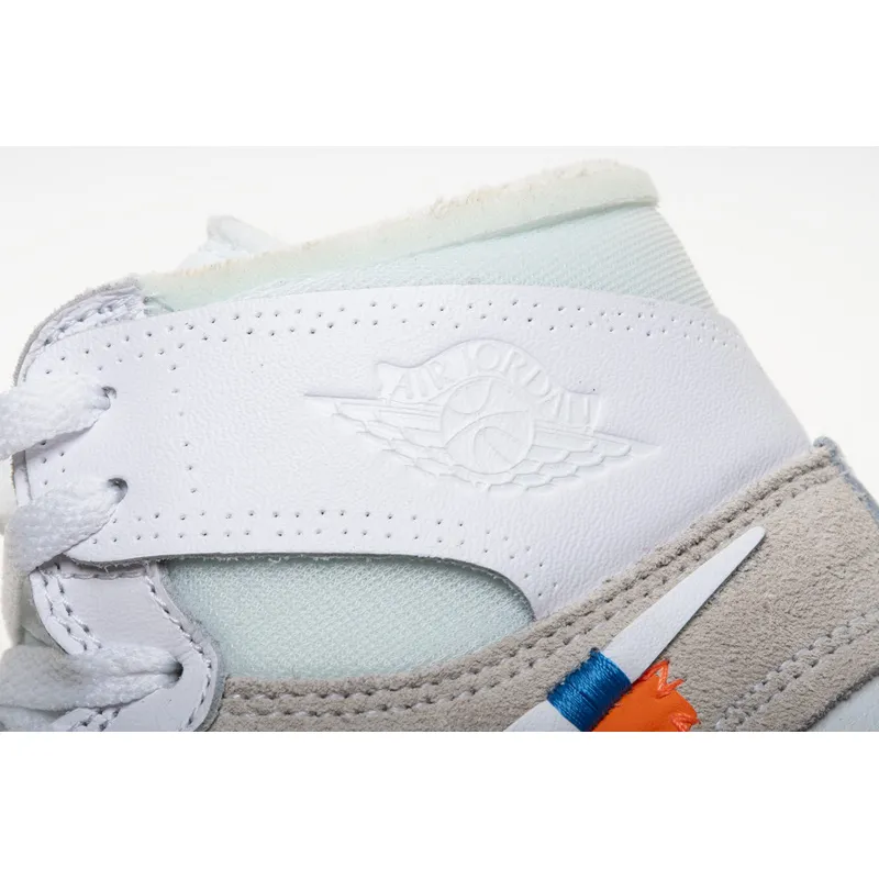  Air Jordan 1 Retro High Off-White White AQ0818-100 