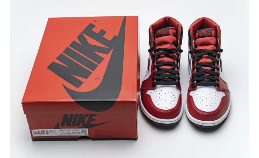Bstsneaker- Air Jordan 1 Retro High Satin Snake Chicago CD0461-601 
