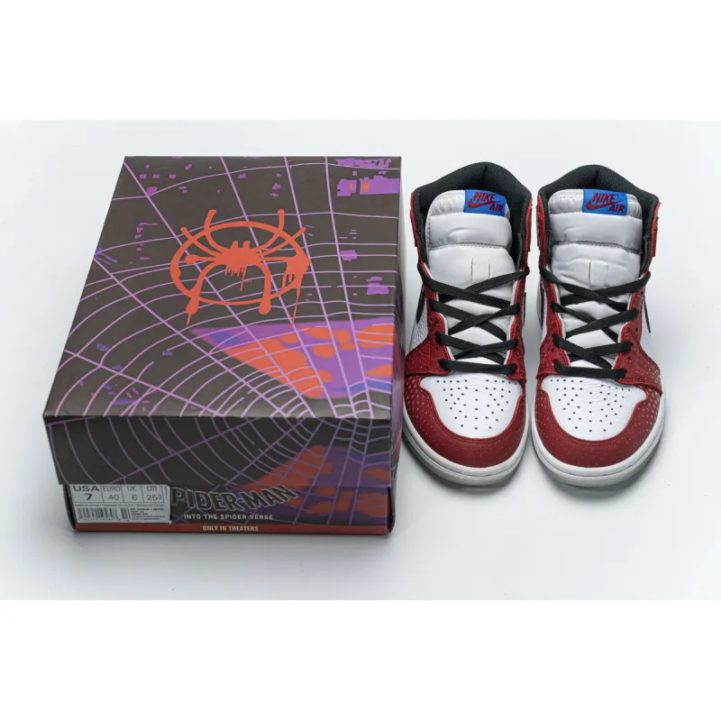  Air Jordan 1 Retro High Spider-Man Origin Story 555088-602 