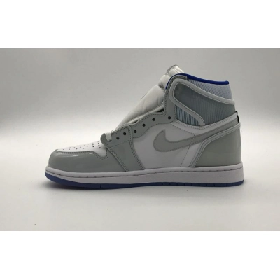Bstsneaker- Air Jordan 1 Retro High Zoom White Racer Blue CK6637-104  02