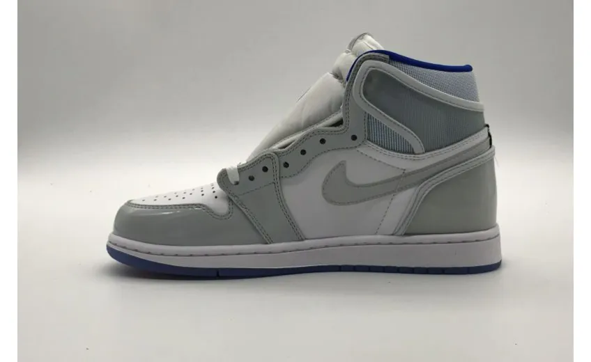 Bstsneaker- Air Jordan 1 Retro High Zoom White Racer Blue CK6637-104 